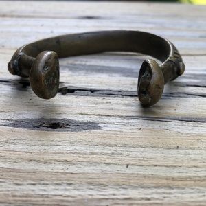 Antique bronze slave bracelet
